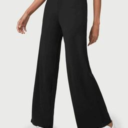 broadstar Women Loose Fit Black Viscose Rayon Trousers-picture-46