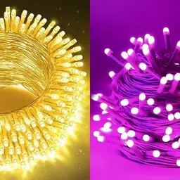 nkxik 40 LEDs 12 m Multicolor Steady String Rice Lights image 1