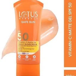 lotus herbals Sunscreen - SPF 50 PA+++ Safe Sun Vitamin-C MatteGEL Daily Sunscreen-picture-16
