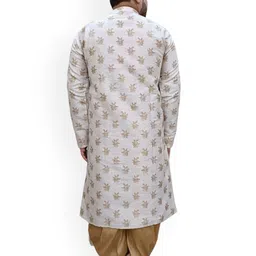 Sydney Heights Woven Design Regular Kurta With Dhoti Pants image 5