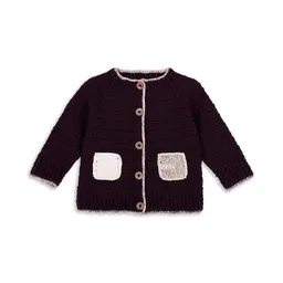 WINDROP SOLUTIONS Kids Self Design Cable Knit Cardigan Sweater-picture-14