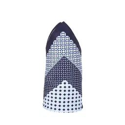 Peter England Men Blue & White Printed Microfibre Pocket Square image 2