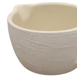 ellementry Butter-Up Beige Textured Ceramic Mixing Bowl-1.65 L image 2