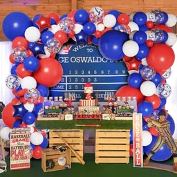 aniloons Superhero Birthday Party Decoration Set. image 5