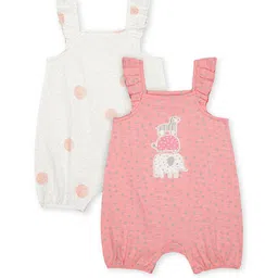 mothercare Infant-Girls Pack Of 2 Rompers-picture-31