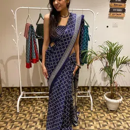 RADHA LAKSHMI Pure Cotton Bandhani Saree-picture-14