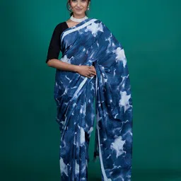 BUTA BUTI Bandhani Printed Pure Cotton Tasseled Saree-picture-20