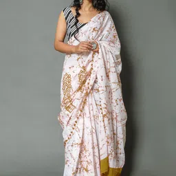 BUTA BUTI Tie and Dye Pure Cotton Saree-picture-34
