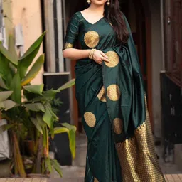 Rujave Ethnic Motifs Zari Kanjeevaram Saree-picture-22