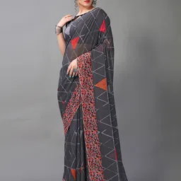 KALINI Geometric Printed Saree-picture-37