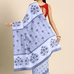 BUTA BUTI Floral Pure Cotton Saree image 2