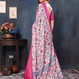 Mitera Ethnic Motifs Saree With Unstitched Blouse Piece image 5