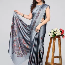 MIRCHI FASHION Ethnic Motifs Printed Saree image 2