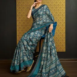 Mitera Ethnic Motifs Pure Silk Saree image 4