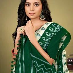 KALINI Ethnic Motifs Printed Festive Saree image 2