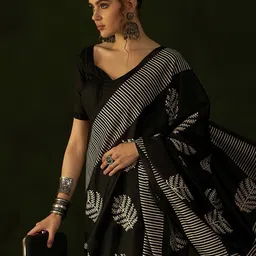 Mitera Ethnic Motifs Printed  Bhagalpuri Saree image 5