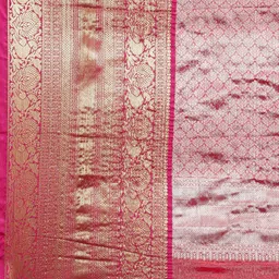 Panzora Woven Design Zari Tissue Banarasi Saree image 5