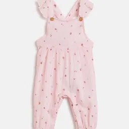 Chicco Girls Printed Cotton Long Dungaree-image-20
