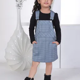 Peppermint Girls Checked Pinafore Dress-picture-37