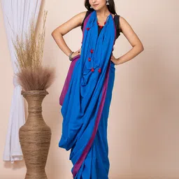 Laa Calcutta Pure Cotton Saree image 1