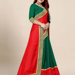 BerMondsey Embroidered Banarasi Saree image 2