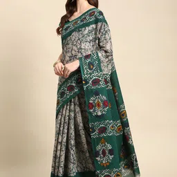 RATAN Batik Pure Cotton Saree image 3