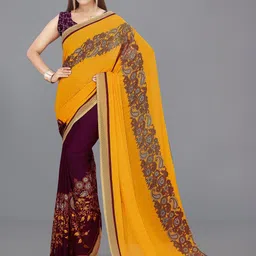 moda rapido ANAND SAREES Ethnic Motifs Printed Saree image 3