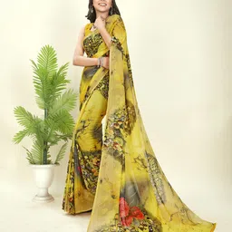 moda rapido ANAND SAREES Floral Printed Saree image 4