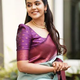 BerMondsey Woven Design Zari Banarasi Saree image 4