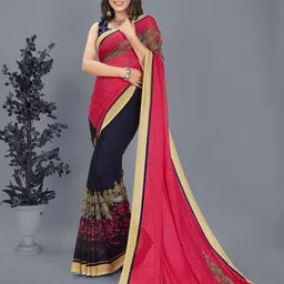 moda rapido ANAND SAREES Ethnic Motifs Printed Saree image 4
