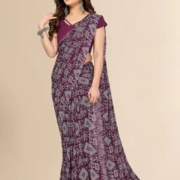 moda rapido ANAND SAREES Ethnic Motifs Printed Saree image 4