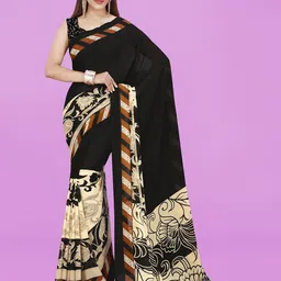 moda rapido ANAND SAREES Floral Printed Saree image 4
