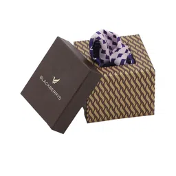 Blackberrys Men Printed Pure Silk Pocket Squares image 1