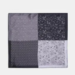 Blackberrys Men Printed 4 Ways Pure Silk Pocket Squares image 2