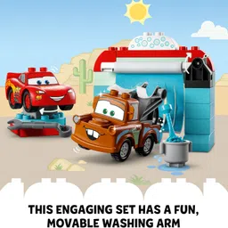 lego DUPLO Disney and Pixars Cars Lightning McQueen & Maters Car Wash Fun (29 Blocks) image 4