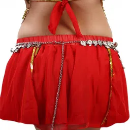 JENNA Embellished Belly Dance Tower Shape Hip Scarf image 3