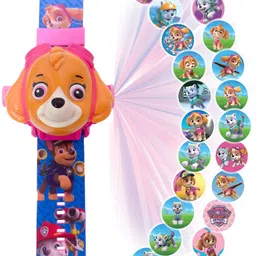 wembley Paw Patrol Digital Projector Watch for Kids Unbreakable Case Gift Watch (Skye)-picture-18