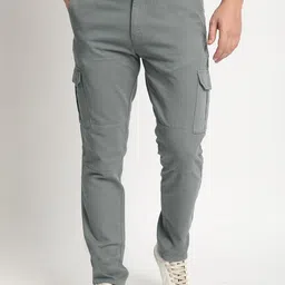 The Roadster Lifestyle Co. Men Slim Fit Pure Cotton Cargo-picture-21