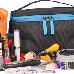 fclues Women Black Cosmetic Bag-picture-31