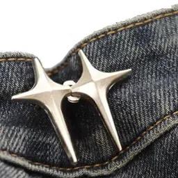 liotiz STAR Adjustable Waist Buckle for Loose Jeans Pearl Detachable Instant Button Metal Buttons image 1