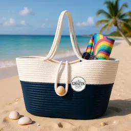 ghatin Women Blue, White Shoulder Bag image 2