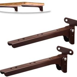 volo Heavy Duty 9-Inch Foldable Shelf Bracket – Folding Table Bracket(cherry 1set) 23.6 Shelf Bracket-picture-30