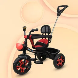Kids Tricycle with Safety Guardrail for Kids | Age Group 2 to 5 Years R-1 Red kids Tricycle Tricycle-image-22