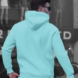 being wanted Men Full Sleeve Printed Hooded Sweatshirt image 2