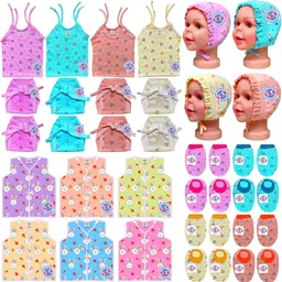 Baby Cloth Set / Baby Shower Gift Set, 0 to 6 Month, Hosiery-image-52
