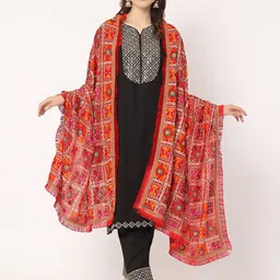 Moda Chales Phulkari Embroidered Dupatta-picture-10
