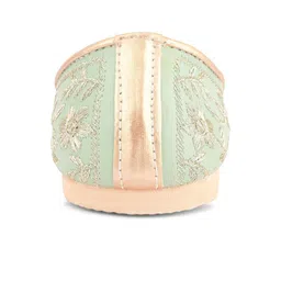 DESI COLOUR Men Woven Design Ethnic Mojaris image 5