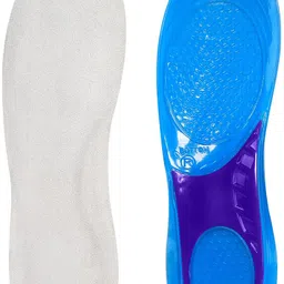 house of common Comfort with Massaging Gel Insoles Insoles For Softness For Men & Women - 1 Pair Silicone Full Length Sports Shoe Insole image 1
