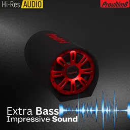 proultim8 basstube D-shape (mdf_subwoofer) 8 Inch Active Basstube Subwoofer image 2