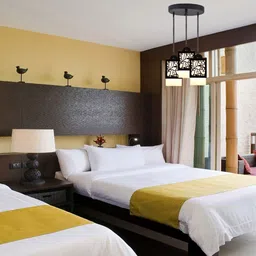 Gojeeva 3 Light Creative Wooden Pendant Light. Lamp suitable for Living Room,Foyer,Bedroom,Hallway Pendants Ceiling Lamp Pendants Ceiling Lamp image 3